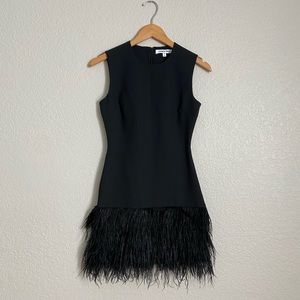 Elizabeth and James Feather Fringe Dress